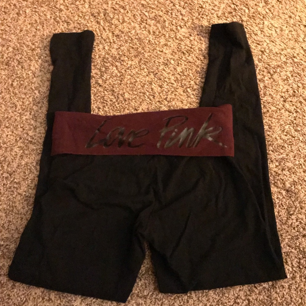 Never worn Pink VS legging